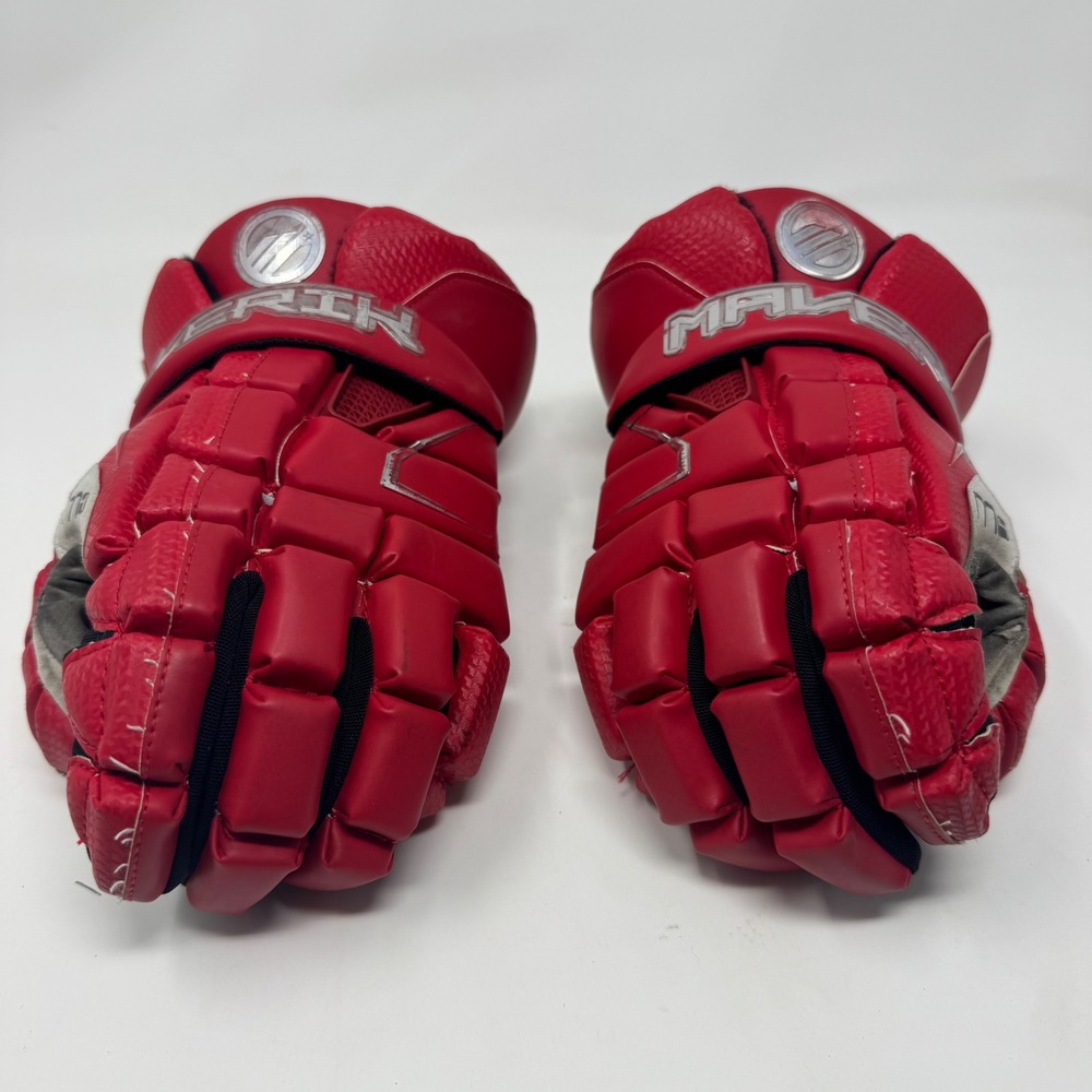 Maverik M3 Lacrosse Gloves Mens Large 13" Synthetic Padded Protective Gear